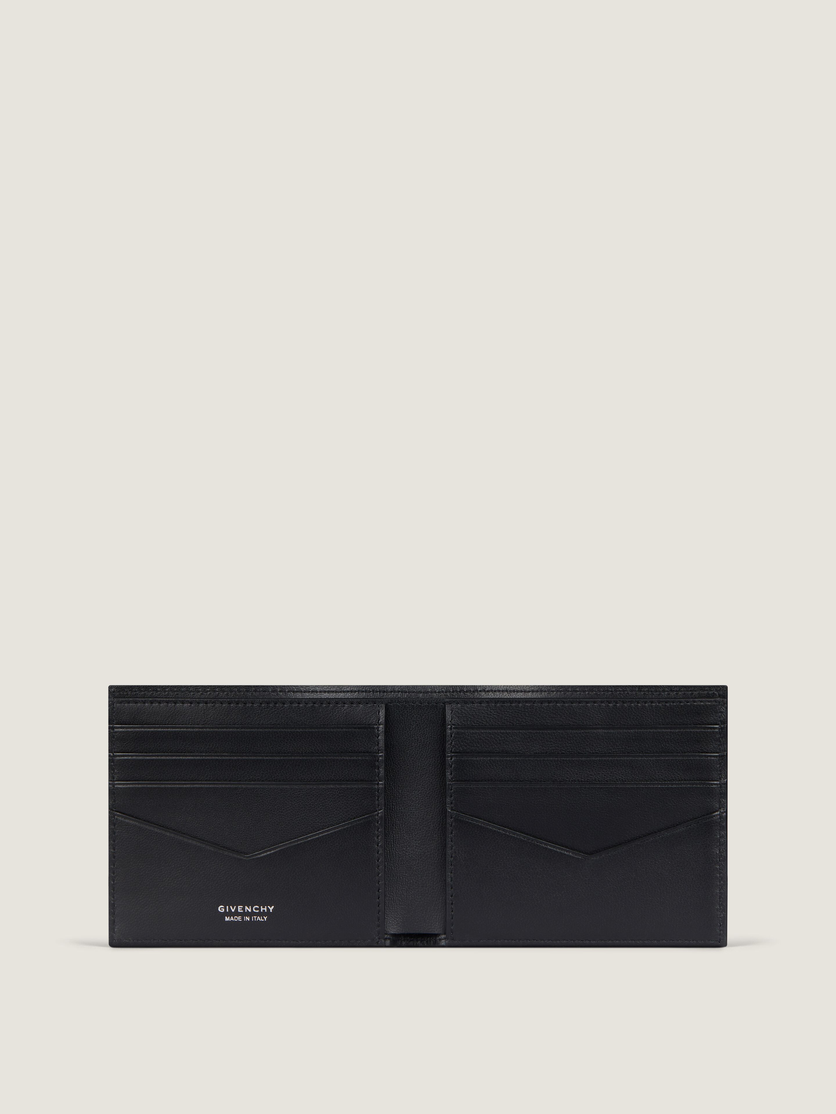 Wallet in grained leather
